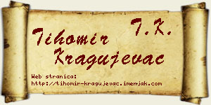 Tihomir Kragujevac vizit kartica